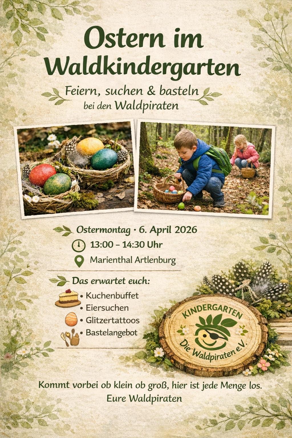 Ostern im Waldkindergarten